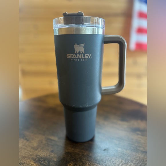Stanley Other - Stanley Adventure Quencher 40 oz Tumbler Cup W Straw COAL - perfect fall color
